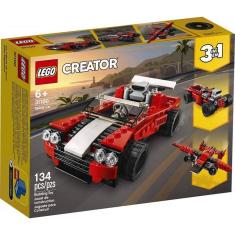 Imagem de Brinquedo de construção lego Creator 3 em 1 Sports Car 31100 (134 peças)