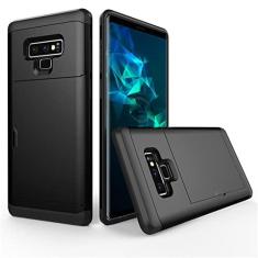 Imagem de Capa de telefone comercial para samsung galaxy note 9 8 s22 ultra s21 s20 s9 s8 plus slots de cartão capa para samsung s7 s6 s22 funda, preto, para galaxy note 8