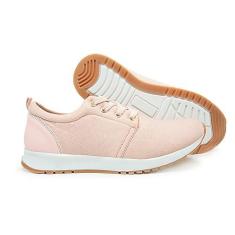 Imagem de Tênis Feminino Moda Casual Sola Leve Macia Com Cadarço Ótimo Dia a Dia e Trabalho Modelo Liso