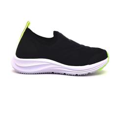 Imagem de Tênis Infantil Masculino Kidy 360º Preto/Amarelo Neon 38982-Unissex