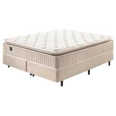 Imagem de Base Box King Somiê 198x158cm Eleganza Bege