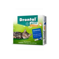 Imagem de Drontal Spot On 0,70ml para Gatos 2,5 a 5 kg - Bayer