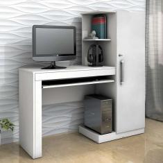 Imagem de Mesa para Computador com Armario 1 Porta 1 Gaveta Office Valdemoveis 