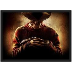 Imagem de Quadro Decorativo Freddy Krueger Filmes Terror Cinema Decorações Com M