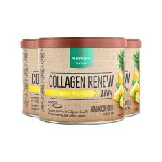 Imagem de Kit 3 Collagen Renew Colágeno Hidrolisado Abacaxi Nutrify 300G