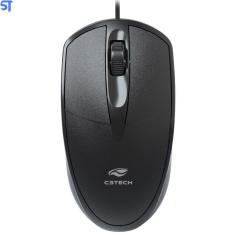 Imagem de Mouse USB Ambidestro 1000 DPi MS-31BK Preto C3Tech