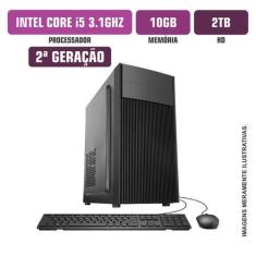Imagem de Computador Flex Computer Intel Core I5-2400S 10Gb Hd 2Tb Com Kit E Dvd