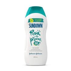 Imagem de Sundown Protetor Solar Corpo e Rosto Praia e Piscina FPS 50, 200ml