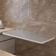 Imagem de Mesa plegable Mesa abatible montada en la pared Mesa de pared de acero inoxidable 304 Mesa de 60 40 cm Mesa de comedor Mesa de computadora Escritorio de estudio Mesas de pared con