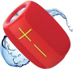 Imagem de Caixa De Som Portátil Bluetooth 8W Cor Vermelho