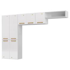 Imagem de Cozinha Compacta em L Diamante Smart com 7 Portas 818409 Telasul