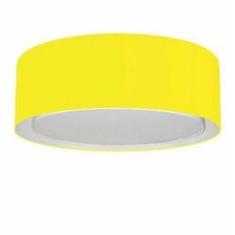 Imagem de Plafon Cilíndrico Duplo Md-3037 60x25cm Bivolt Amarelo