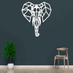 Imagem de Quadro Decorativo Adorno Elefante 3Mm Vazado - Mdf