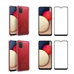 Imagem de Kit 2 Capas Anti Impacto Galaxy A02S+2 Películas Vidro 3D