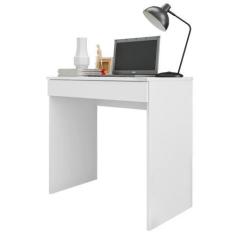 Imagem de Escrivaninha Para Computador 1 Gaveta Alexia Branco 1864 Ajl Móveis