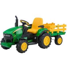 Imagem de Tratorzinho Eletrico com Caçamba Peg Perego John Deere Ground Force 12V