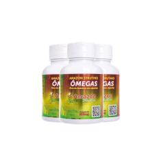 Imagem de Kit 3  oleo avestruz 60 capsulas ômega vitaminas