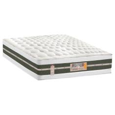 Imagem de Colchão Queen Molas Bonnel Silver Star Air Double Face Euro Pillow (158x198x34) - Castor
