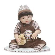 Imagem de Bebê Reborn Menino Realista 100% Silicone 57cm - André Moreno - Pro Ba