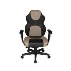 Imagem de Cadeira Gamer Diretor Linha Gamer Racing Bege - Design Office Móveis