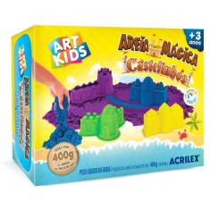 Imagem de Massinha Areia Mágica Castelinhos 400g - Art Kids
