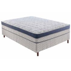 Imagem de Cama Box Conjugado Casal: Colchão Molas Extrapedic Sublime Life Pillow White (138x188x48) Paropas