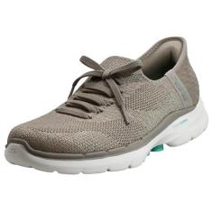 Imagem de Skechers Tênis feminino Hands Free Slip-ins Go Walk 6-Lovely Day, Cinzento-acastan, 36