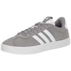 Imagem de adidas Tênis masculino Vl Court 3.0, Cinza/branco/branco, 42