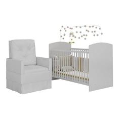 Imagem de Berço com Poltrona de Amamentação Ana Lívia Multimóveis Mp4069 Branco