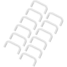 Imagem de 12 puxadores de guarda-roupa pacdrawer pullsniture puxadores de gaveta de aço inoxidável puxadores de armário puxadores de porta puxadores de cômoda, distância do furo 64 mm