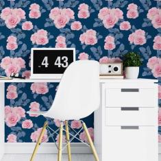 Imagem de Papel De Parede Adesivo Floral s N07084 0,58X3,00M