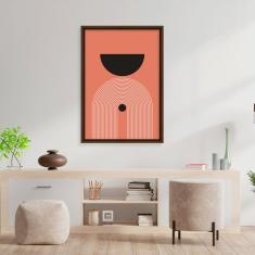 Imagem de Quadro Com Moldura Geometric Elements