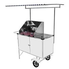 Imagem de Carrinho De Tapioca Cefaz Luxo  Rodas Maciças E Toldo Bl13m/t