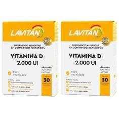 Imagem de Kit 2 Lavitan Vitamina D3 2000Ui 30Cpr - Cimed