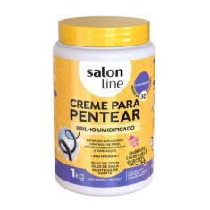 Imagem de Creme de Pentear Salon Line Brilho Umidificado 1kg