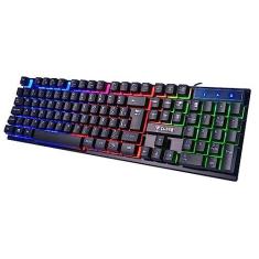 Imagem de TECLADO COM FIO JUNGLE CL-TJ8313 PRETO MEMBRANA 1,5M CLANM