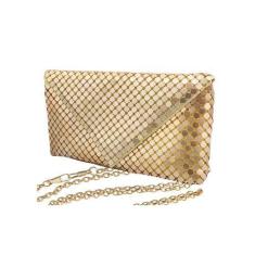 Imagem de Bolsa Clutch Carteira Envelope Mão Metal Baladas Casamentos - Nicbolsa