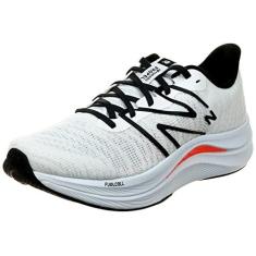Imagem de New Balance FuelCell Propel V4 Tênis de corrida masculino, Branco/preto, 41