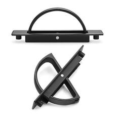 Imagem de Evionlin 【Pacote com 10】 Puxador de gaveta de cozinha em latão escovado, zinco, gabinete, tatami, comprimento de rotação de 9,9 cm