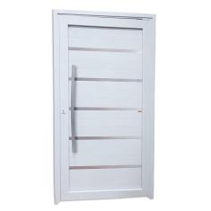 Imagem de Porta de PVC Pivotante 216x100cm Premium Tecplus100 Brimak Branco
