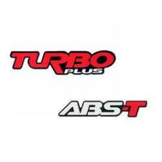 Imagem de Kit Adesivo Emblema Turbo Plus + Abs-t D20