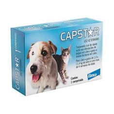 Imagem de Capstar 11,4mg para Cães e Gatos de 1,0 a 11,4kg com 1 Comprimido