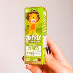 Imagem de Zintrix Kids Suplemento Infantil De Zinco (Zinco 2Mg/Gota) 20ml Sabor