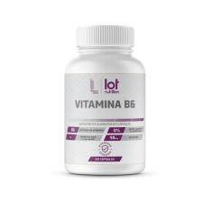 Imagem de Vitamina B6 Piridoxina 60 Cápsulas Lot Nutrition