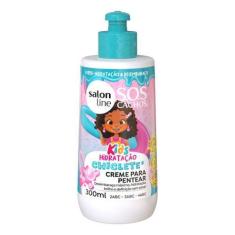 Imagem de Creme Para Pentear Kids Chiclete SOS Cachos Salon Line 300ml