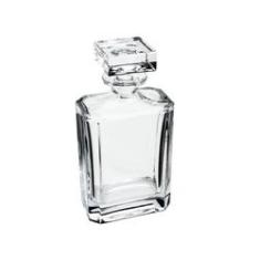 Imagem de Garrafa 700ml para whisky de cristal transparente Blank Quadrado Bohemia - 35151