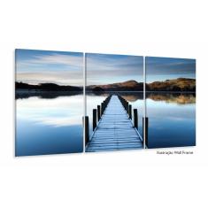 Imagem de Quadro Decorativo Paisagem Pier 120x60 3 peças