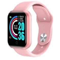 Imagem de Relogio Inteligente Smartwatch Bracelete D20 Y68 Rosa Coloca Foto Troca Pulseira iOS Android Top nf