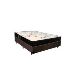 Imagem de Cama Box Viúva Colchão Espuma D33 Bambo Branco Ducci + Box Sintético M