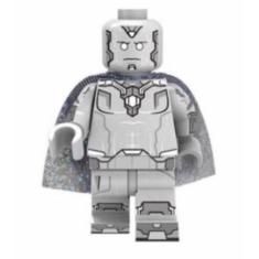 Imagem de Boneco Blocos De Montar Visão Prateado Wandavision - Mega Block Toys